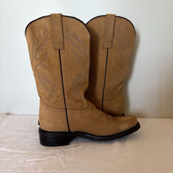 Masterson Boot Co. Cowboy Work Boots, Square Toe, Non Slip Sole NEW SZ 7.5 Women - Picture 12 of 15